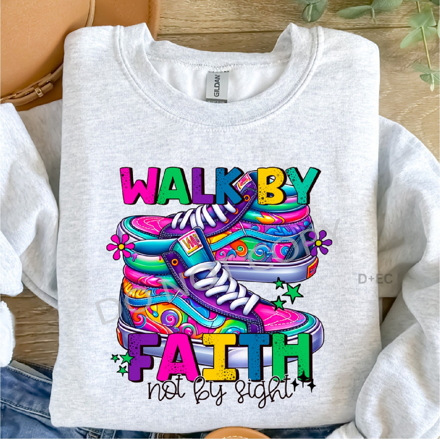 Walk by Faith-Crewneck